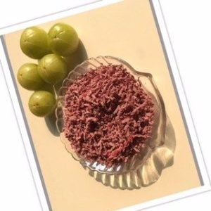 Amla beetroot flakes – 200gm (hair and skin)