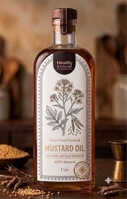 Wood Presser Black Mustard Oil – 1liter
