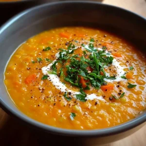 Carrot lentil soup – best dinner option – 5 cups