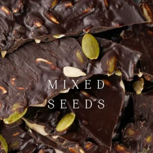 Dark Couverture 70% dark Chocolate – with seven seeds – Vegan – 100gm – Homemade