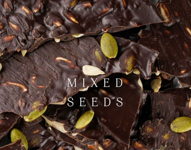 Dark Couverture 70% dark Chocolate – with seven seeds – Vegan – 100gm – Homemade