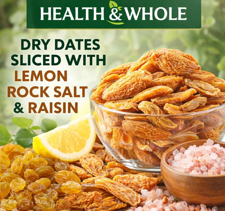 Dry dates with lemon and masala – yum – 100gm