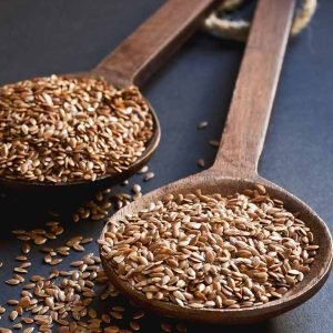 Flaxseeds18–20g protien,100gm -roast and ground