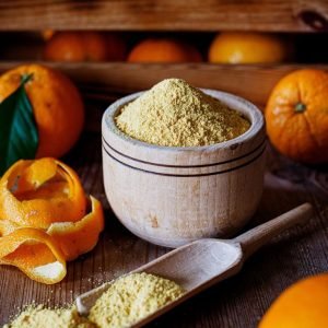 Orange Peel Powder – Vitamin C Source – 100Gm