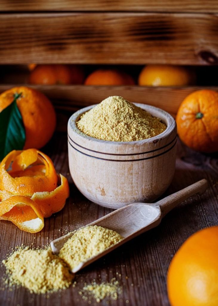 Orange Peel Powder – Vitamin C Source – 100Gm