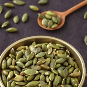 Pumpkin Seeds ~29–30g protien – 100gm (soak and eat)